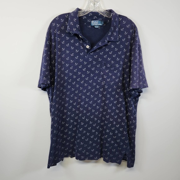 Ralph Lauren Other - Vintage Polo Ralph Lauren XL Men's Polo Nautical Boat Anchor Shirt